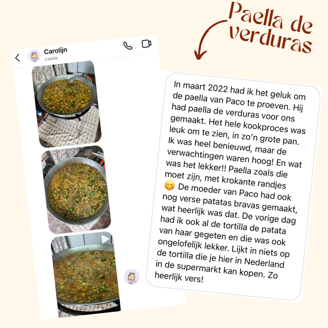 Paella de verduras