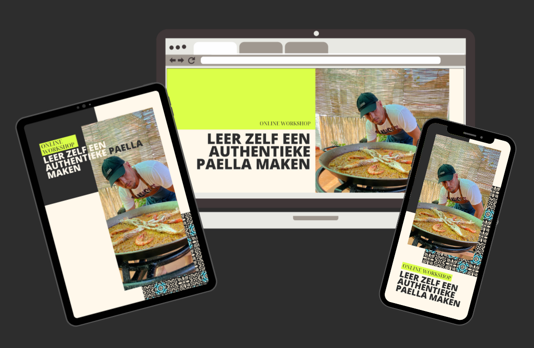 Online workshop paella